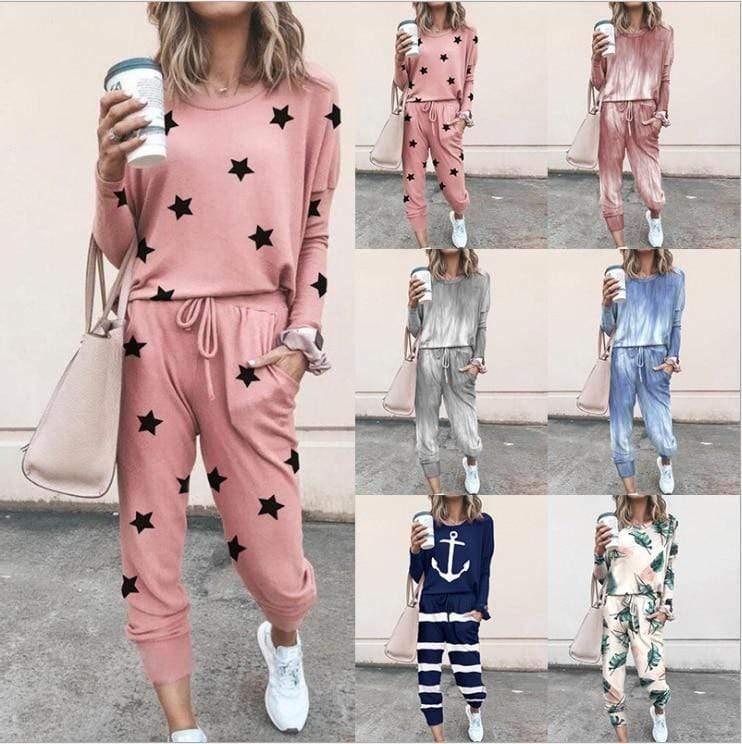 Five-pointed Star Two Piece Set for Women - For Women USA