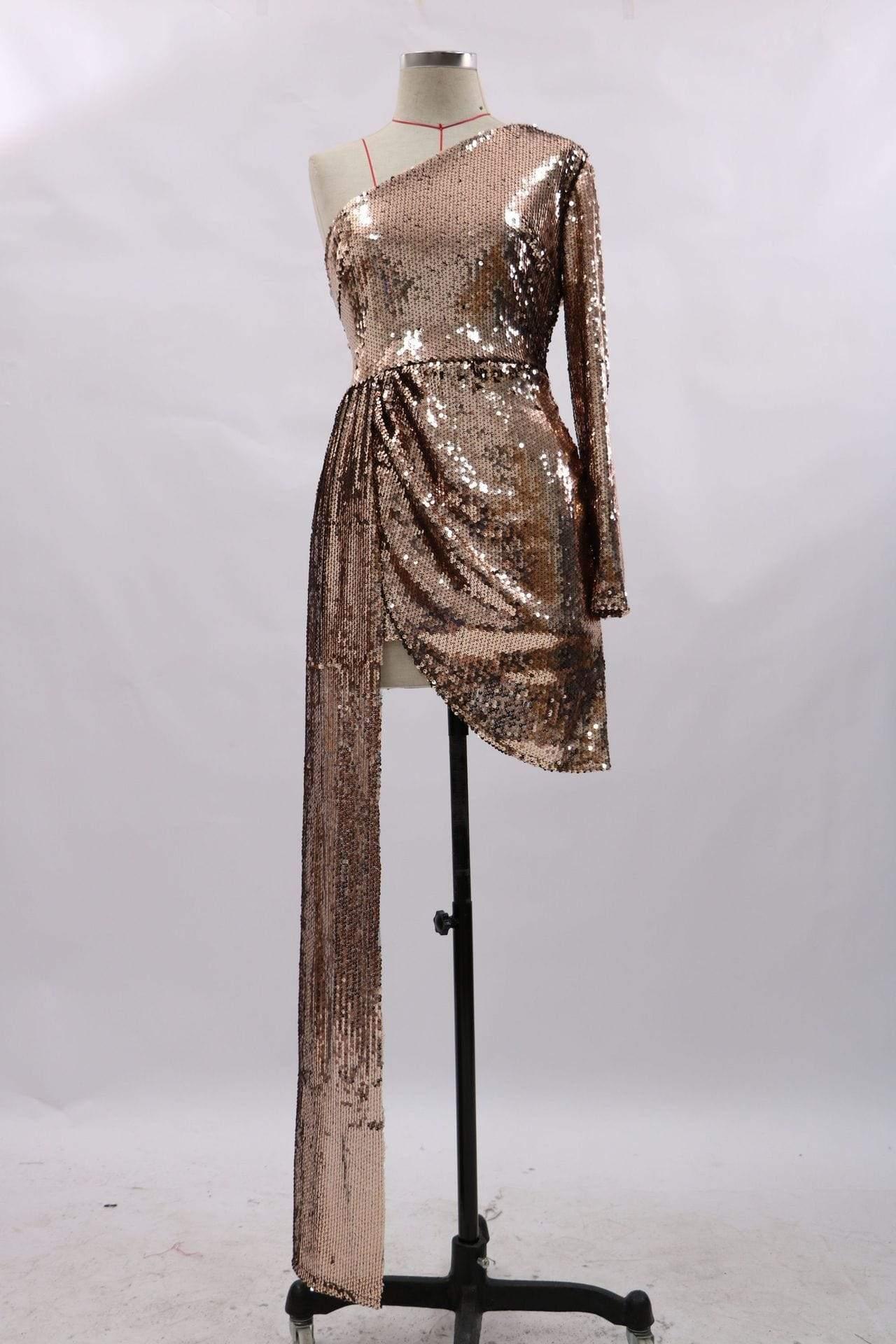 Gold Sparkly Dress - For Women USA