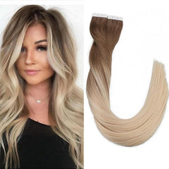 Human Hair Extensions Ombre Balayage Straight - For Women USA