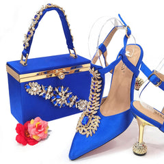 Italian Designer Shoes And Bag Set