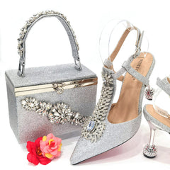 Italian Designer Shoes And Bag Set