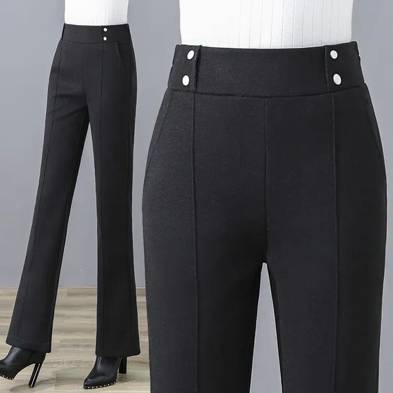 Korean Style Flare Office Pants - For Women USA