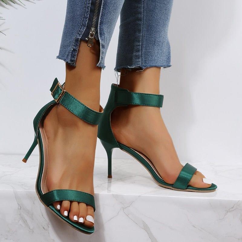 Lace-up Design Buckle Low Heels - For Women USA
