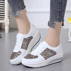 Damen Bling Casual Sneakers