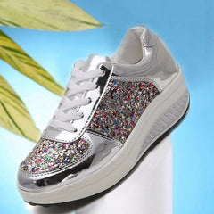 Damen Bling Casual Sneakers