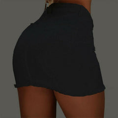 Mini Skirts Strench High Waist for Women - For Women USA