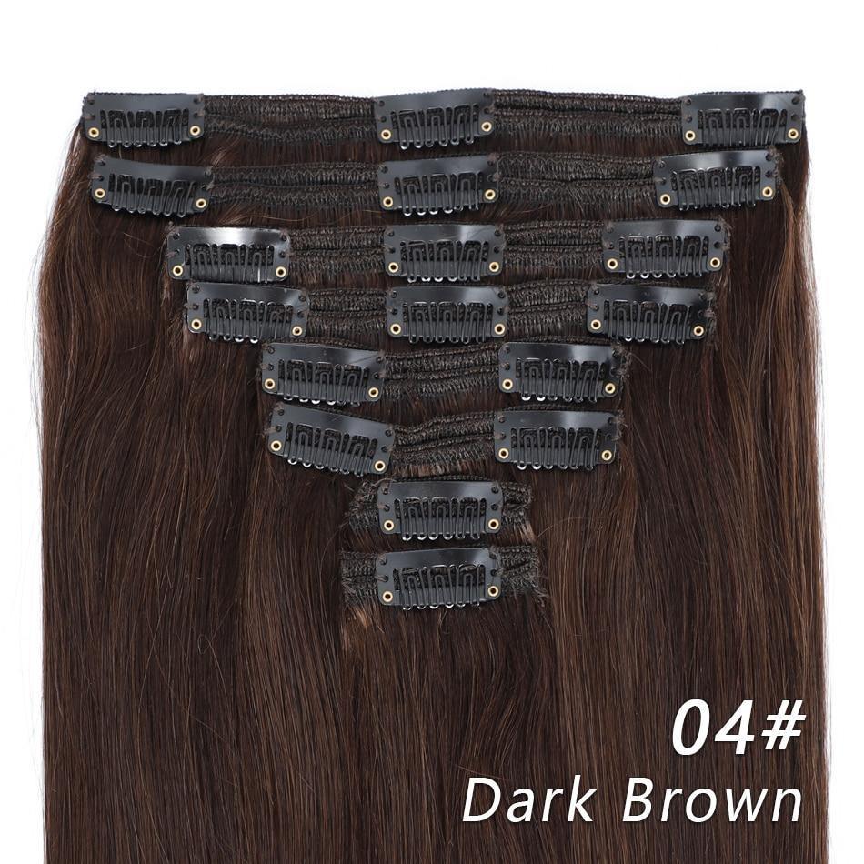 MRSHAIR Clip in Human Hair Extensions - For Women USA