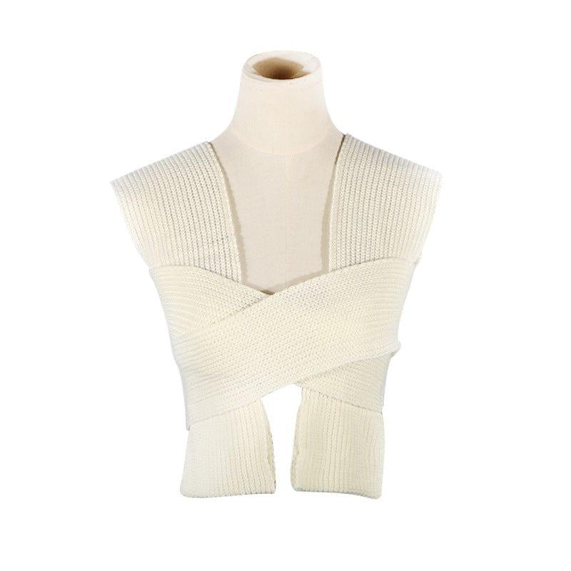 New Cross Thick Knitted Sexy Top - For Women USA