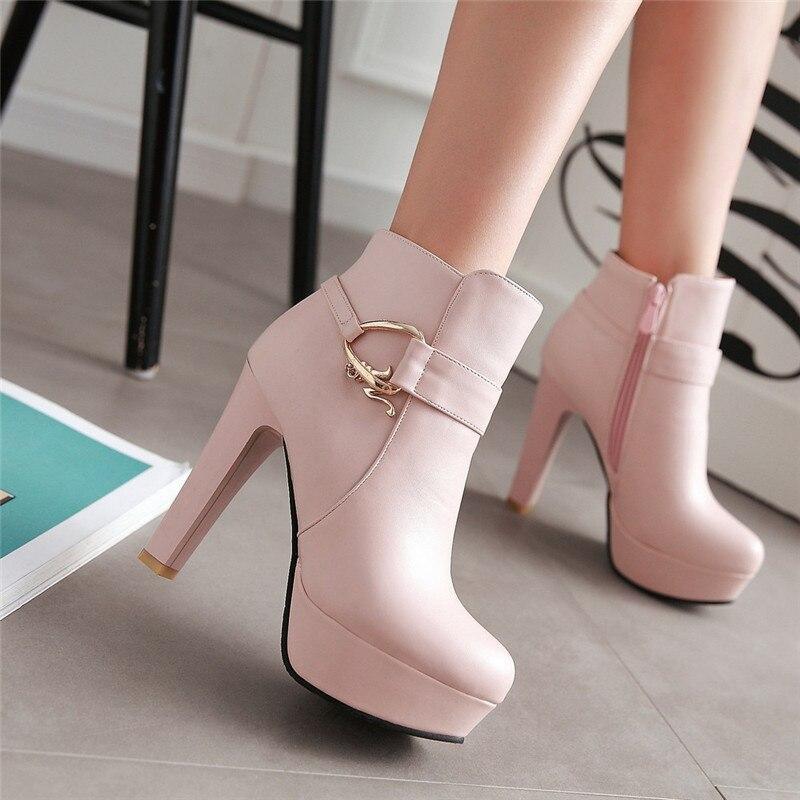 Ridding Ankle Ladies Autumn Boots - For Women USA