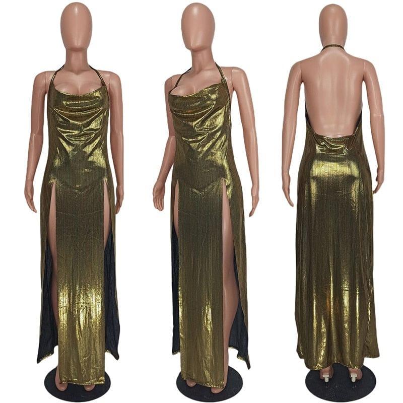 Sexy Glitter Off Shoulder Evening Dresses - For Women USA