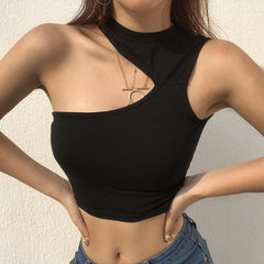 Sleeveless Sexy Vest Crop Top For Women - For Women USA