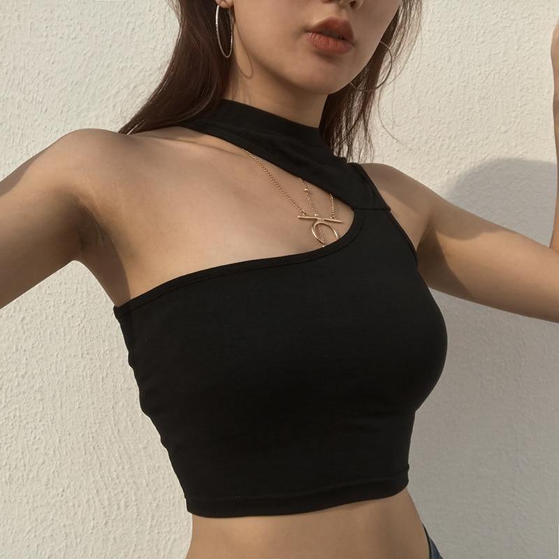 Sleeveless Sexy Vest Crop Top For Women - For Women USA