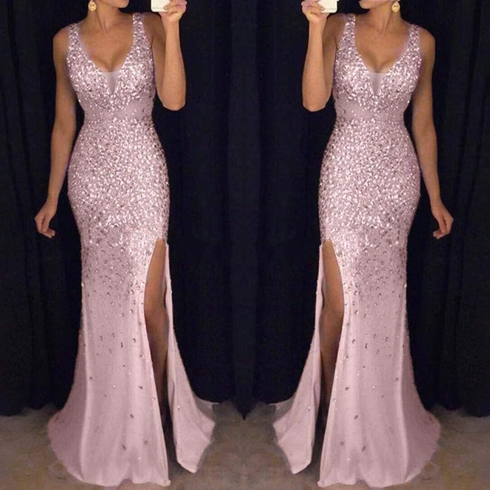 Sparkly Bodycon Gown & Elegant Party Dress For Women - For Women USA