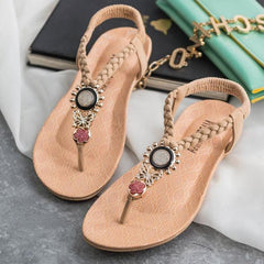 Summer Flat Sandals Bohemian Flip Flops for Women - For Women USA