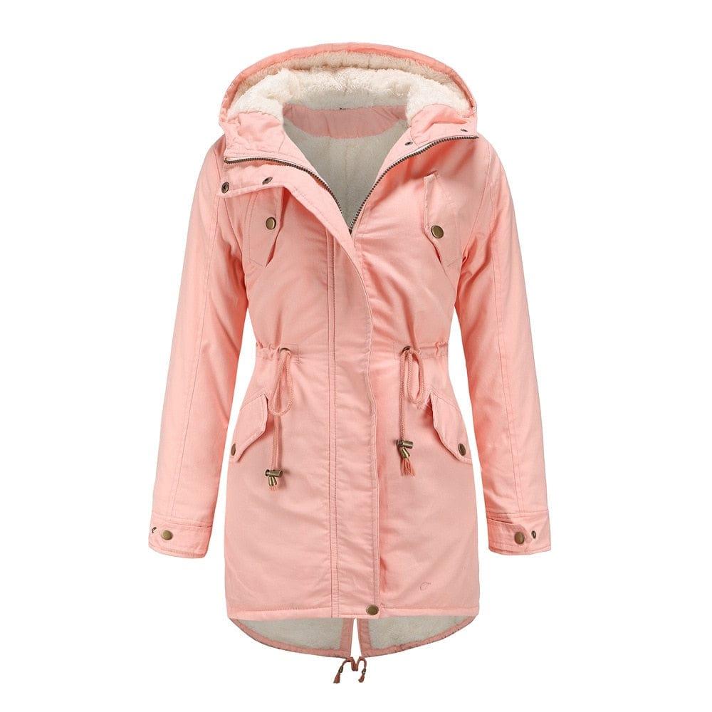 Thick Parka Faux Fur Jacket For Women - For Women USA