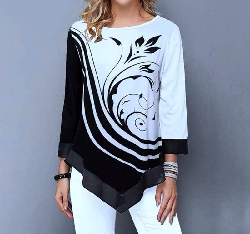 Vintage Long Sleeve Casual Top For Women - For Women USA
