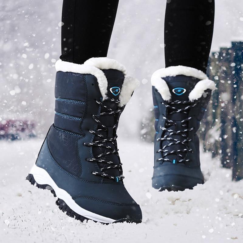 Waterproof Warm Ankle Winter Shoes for Women - For Women USA