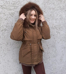 Winter Big Parka Fur Jacket - For Women USA