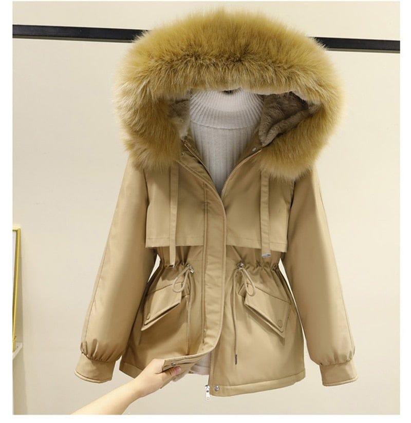 Winter Big Parka Fur Jacket - For Women USA
