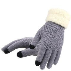 Winter Knitted Gloves Touch Screen for Women - For Women USA