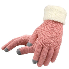 Winter Knitted Gloves Touch Screen for Women - For Women USA