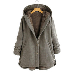 Women's Plaid Loose Plus Coat - For Women USA