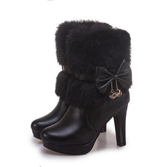 Women's Winter High Heel Boots - For Women USA