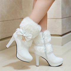 Women's Winter High Heel Boots - For Women USA